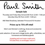 Paul Smith Sample Sale