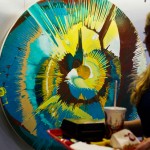 DAMIEN HIRST ORIGINAL SPIN PAINTING