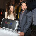 Model Alessandra Ambrosio and actor Joe Manganiello attend the RIMOWA celebration the arrival of the JU52 Aircraft at Westchester Country Airport (Photo by Theo Wargo/Getty Images for RIMOWA)