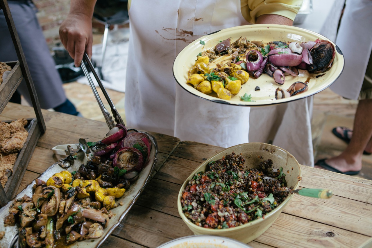 The BBQ spread from Fat Back Collective