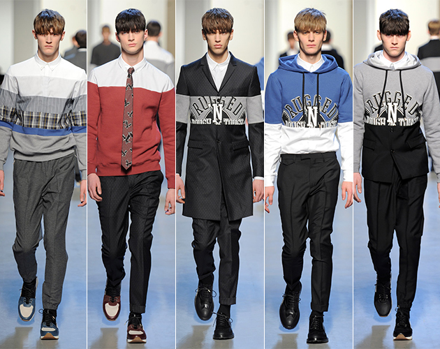 Kris Van Asshe Fall 2013 paris fashion week male models choose life menswear