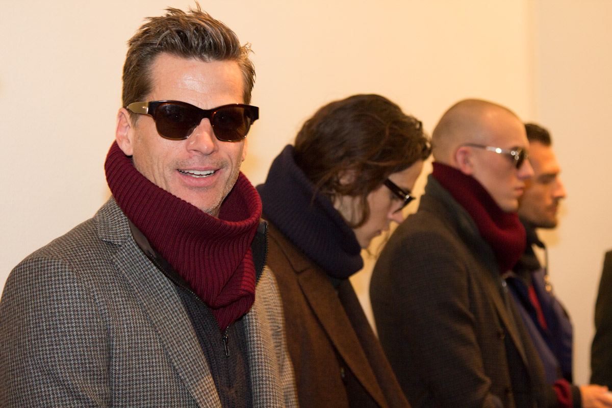 Trussardi Men's fall 2013 runway pitti uomo fashion show italian designer mens style