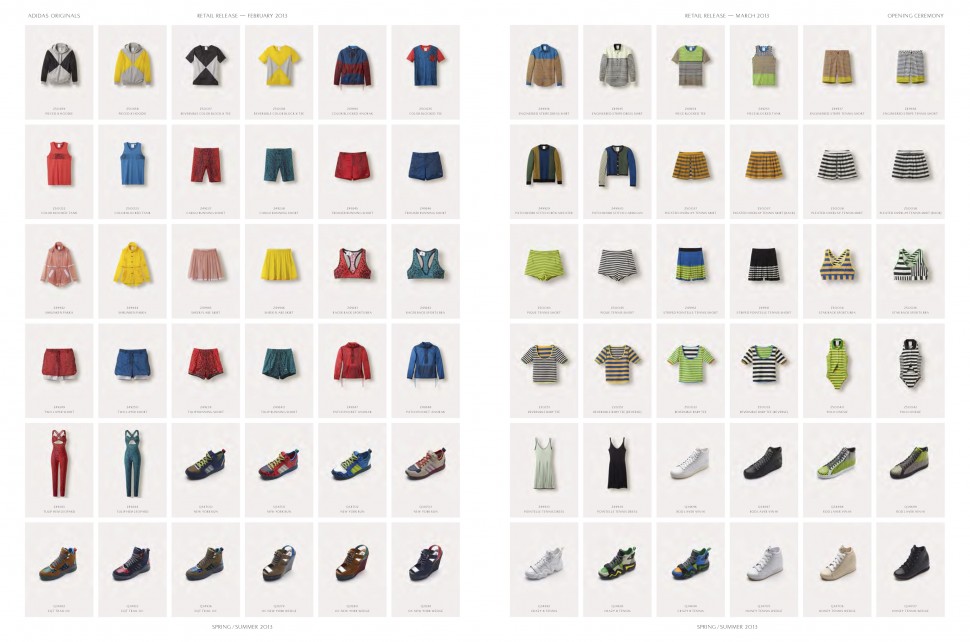 Adidas Originals Opening Ceremony Spring 2013 tennis running cheetah limited edition buy sale purchase launch release sneakers hoodie nylon windbreaker biker shorts tank top tee shirt t shirt