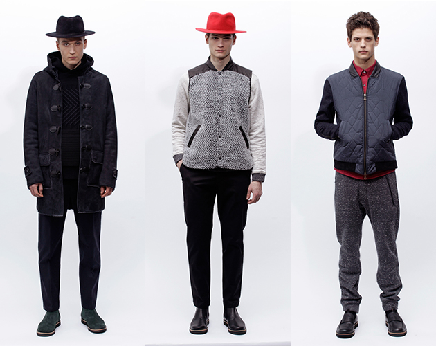 Timo Weiland Menswear Fall 2013 New York Fashion Week Presentation models