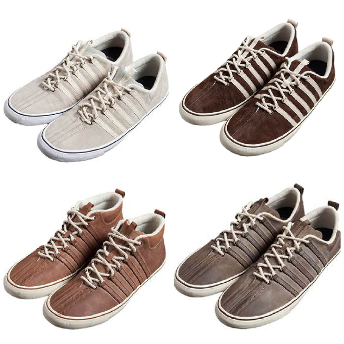 Billy Reid for K-Swiss price purchase sale cost buy store retail launch release bone chocolate wax leather collection