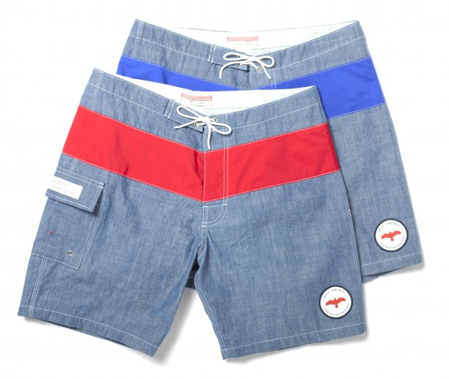 Apolis J.Crew Swim trunks shorts collaboration surf retro price cost sale price buy store retail release stylish mens