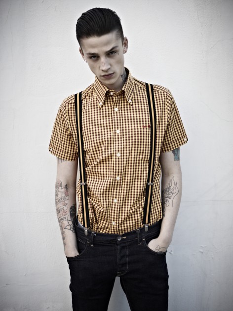 Brutus Trim Fit Shirt Dr Martens mod suedehead punk rock retro british heritage release launch buy purchase store 