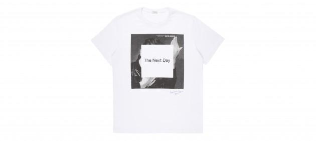 David Bowie Paul Smith The Next Day Official T Shirt release launch sale buy purchase price Jonathan Barnbrook