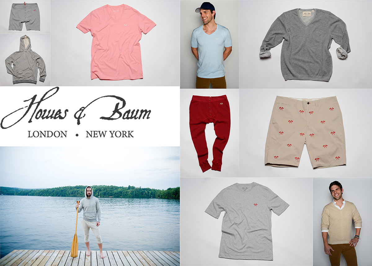 Howes & Baum Spring 2013 release purchase buy cost price retail designers look book shorts long john shorts long johns waffle sweaters thermal lined fleece cotton hoodies sweaters