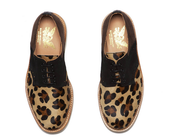 Mark McNairy Bodega Animal print saddle brogue derby shoes limited edition launch sale buy purchase price