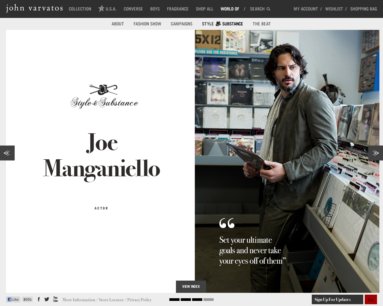 John Varvatos Style Substanfce Joe Manganiello