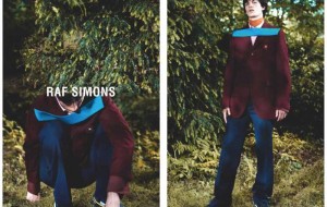 Raf Simons Fall Winter 2014 ad campaign antwerp park Willy Vanderperre and stylist Olivier Rizzo