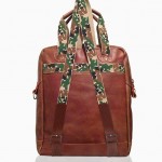 Insubordinate Lads Ellsworth Backpack Tote Leather Waxed Canvas Camo