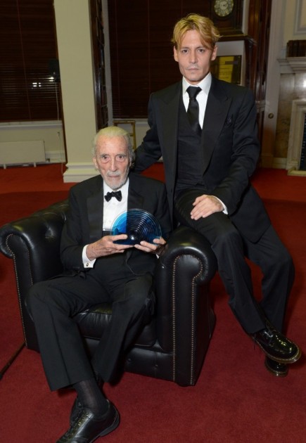 Johnny Depp and Sir Christopher Lee