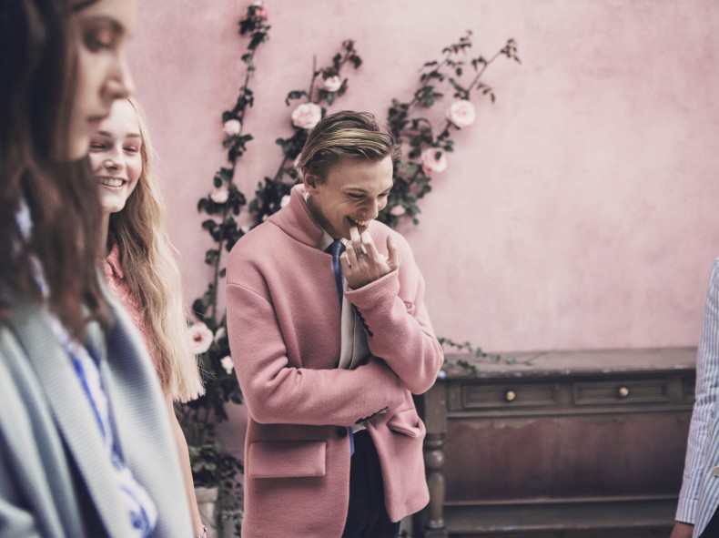 Jamie Campbell Bower behind the scenes on the Burberry Spring_Summer 2014 campaign