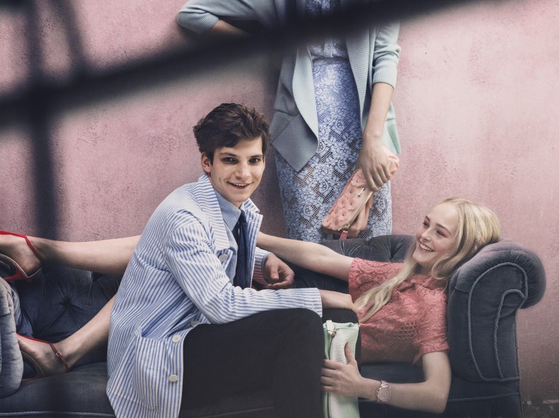Leo Dobson and Jean Campbell behind the scenes on the Burberry Spring_Summer 2014 campaign