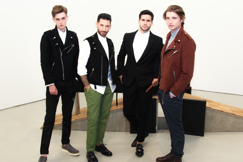 Declan Cullen, Joshua Katcher, Andre Watson, Tyler James models courtesy of Q Model Management wearing Brave GenleMan