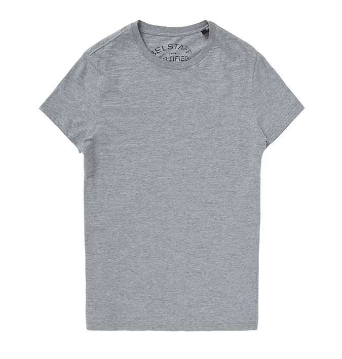 BELSTAFF BUCKLER-T-SHIRT_MID_GREY_MELANG