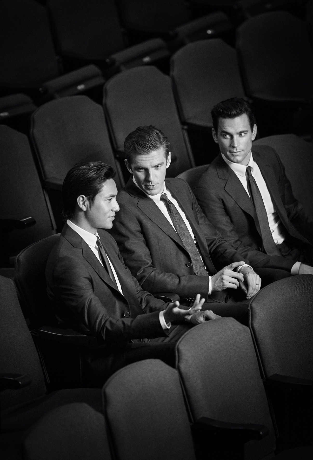 Chen Kun, Dan Stevens and Matt Bomer - GA MTM ADV campaign by John Balsom