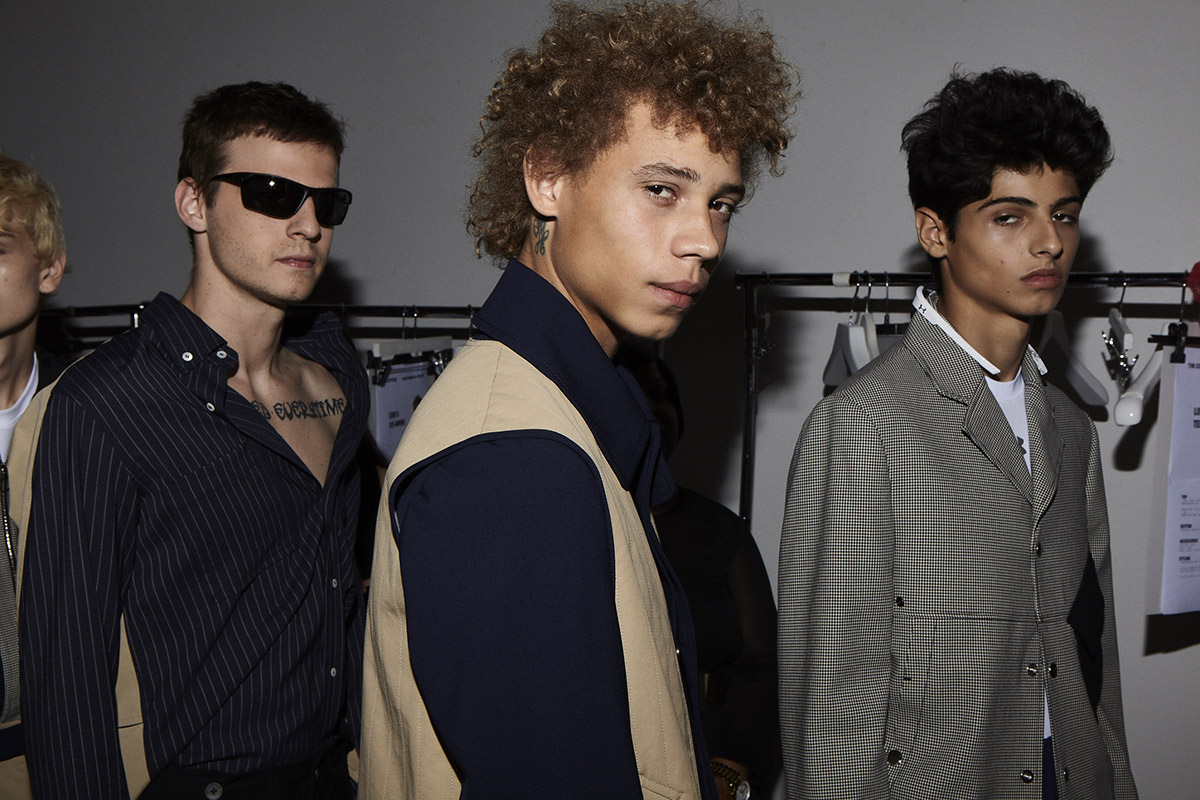 NYFWM: Backstage Tim Coppens Spring/Summer 2017Essential Homme Magazine