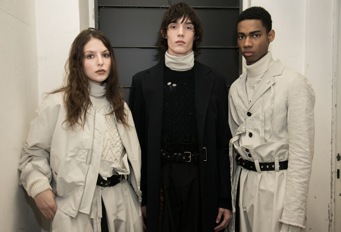 MFW: Backstage Damir Doma Autumn/Winter 2017Essential Homme Magazine