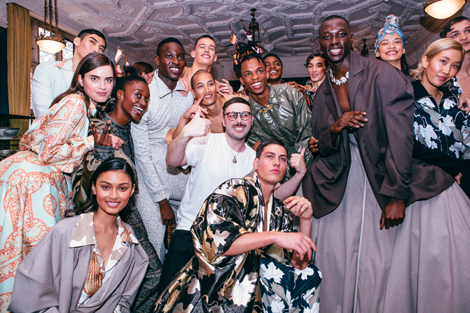 LFWM: Backstage Edward Crutchley Spring/Summer 2018Essential Homme Magazine