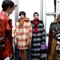 seen backstage ahead of the Marni show during Milan Men's Fashion Week Fall/Winter 2018/19 on January 13, 2018 in Milan, Italy.