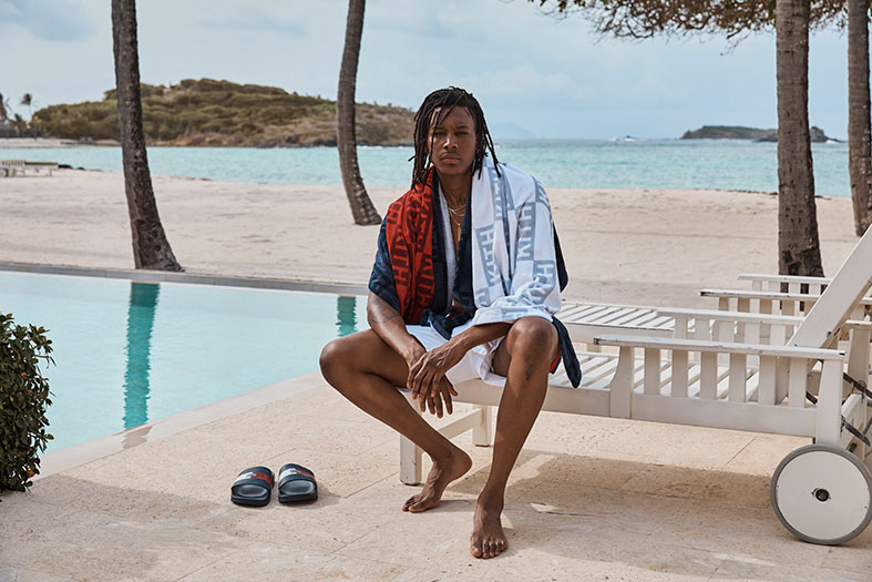 KITH x Tommy Hilfiger campaign in Mustique 