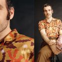 Pierre Marie wearing his collection for La Sirenuse