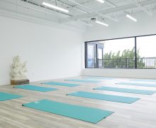 Surf Lodge yoga studio in the Hamptons