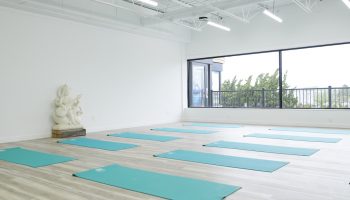 Surf Lodge yoga studio in the Hamptons