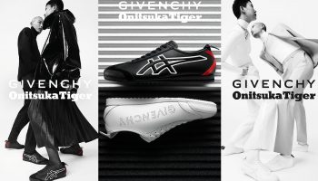 Givenchy and Onitsuka Tiger Collaboration at Pitti