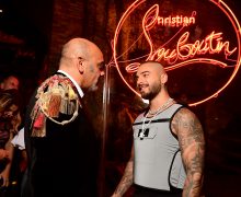 Christian Louboutin and Maluma