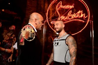 Christian Louboutin and Maluma