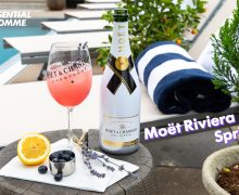 Moët Riviera Spritz cocktail with Adam Rippon