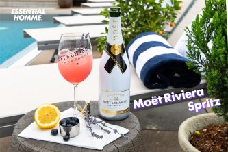 Moët Riviera Spritz cocktail with Adam Rippon