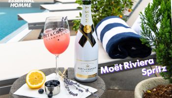 Moët Riviera Spritz cocktail with Adam Rippon