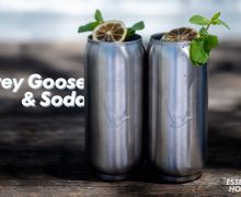 Grey Goose & Soda cocktail